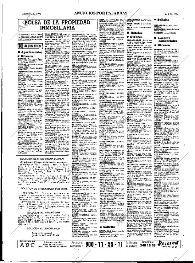 ABC MADRID 27-09-1991 página 105