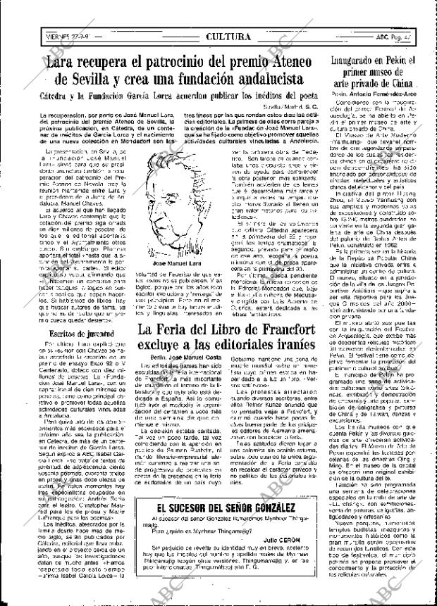 ABC MADRID 27-09-1991 página 47