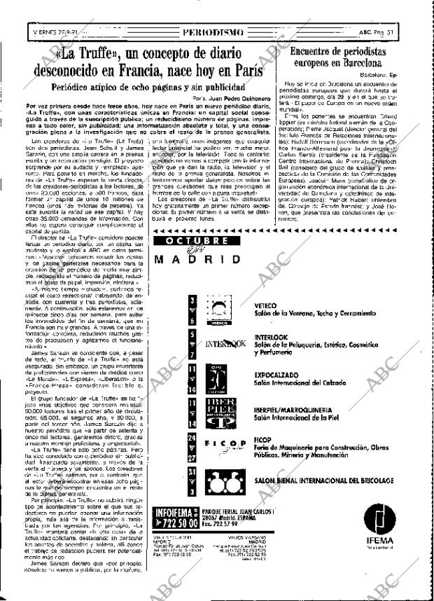 ABC MADRID 27-09-1991 página 51