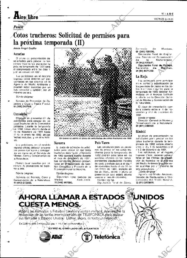 ABC MADRID 27-09-1991 página 92