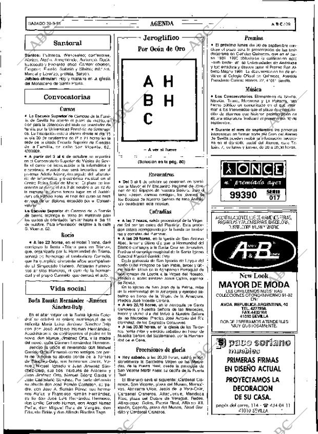 ABC SEVILLA 28-09-1991 página 39