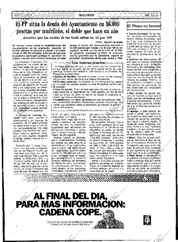 ABC MADRID 01-10-1991 página 45