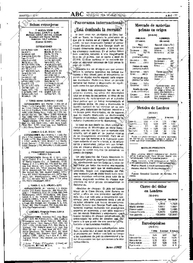 ABC MADRID 01-10-1991 página 77