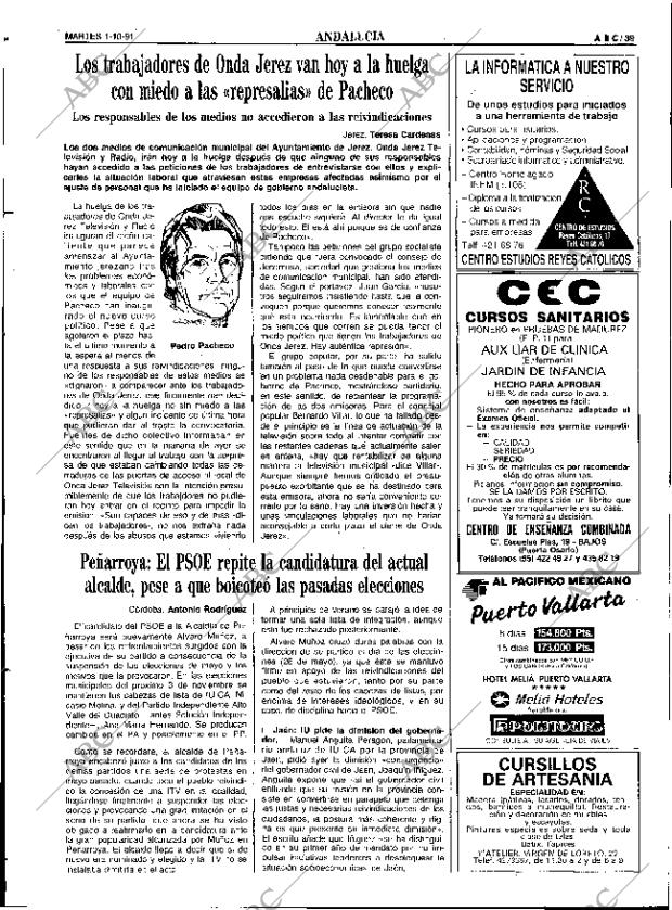 ABC SEVILLA 01-10-1991 página 39