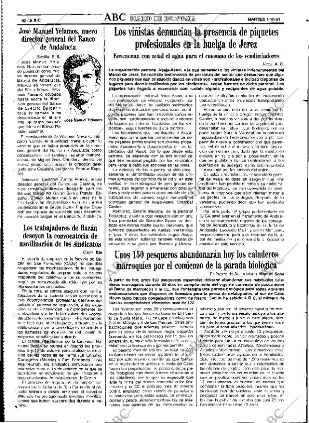 ABC SEVILLA 01-10-1991 página 62