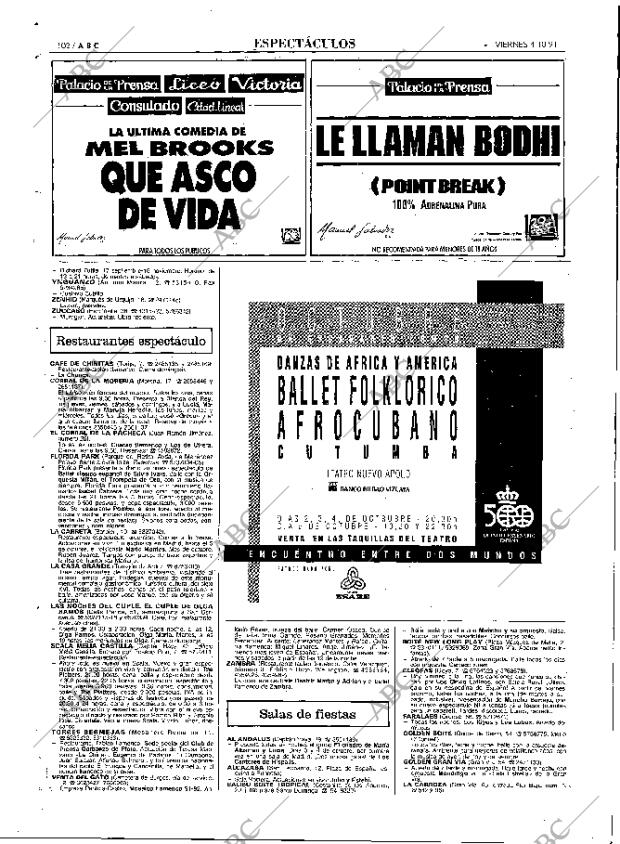 ABC MADRID 04-10-1991 página 102