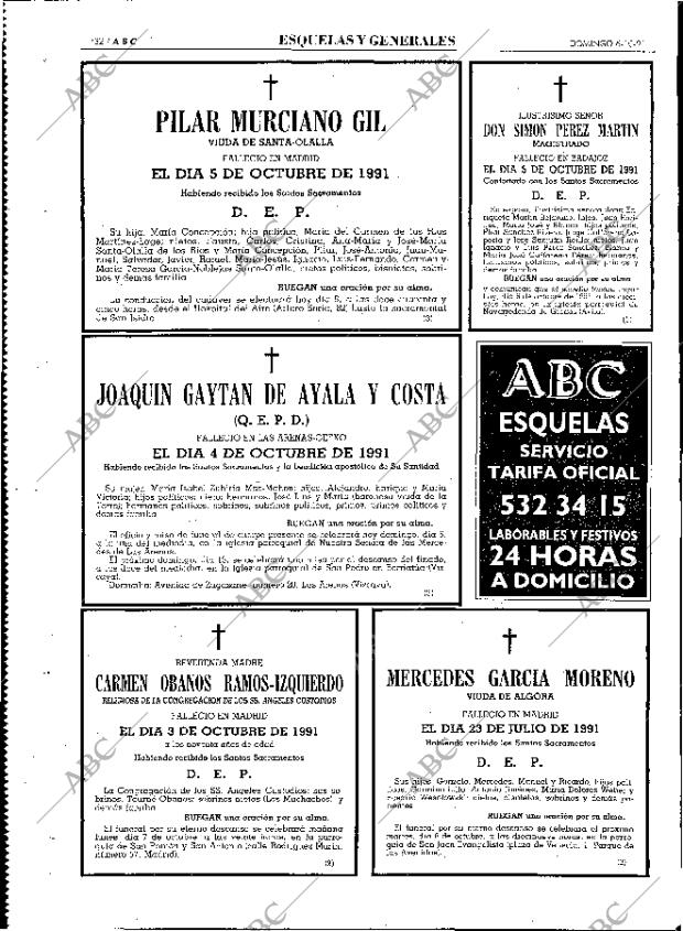 ABC MADRID 06-10-1991 página 132