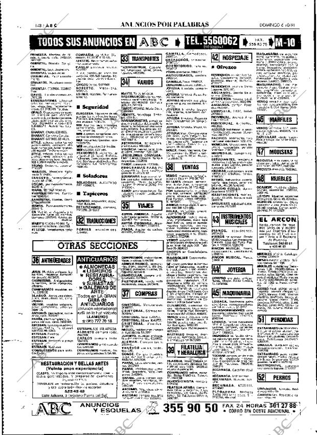 ABC MADRID 06-10-1991 página 148