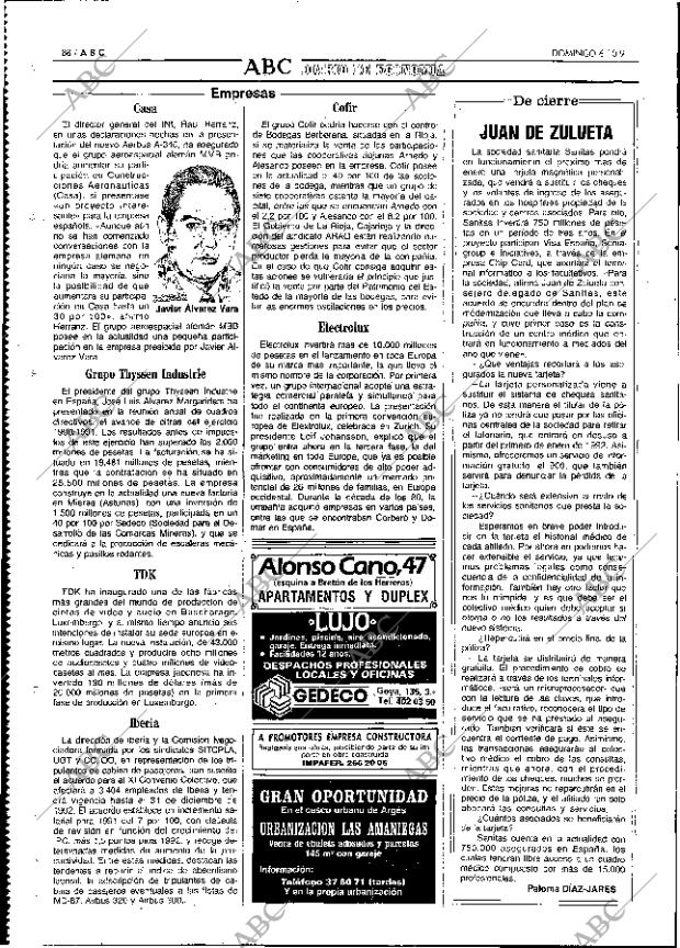 ABC MADRID 06-10-1991 página 88