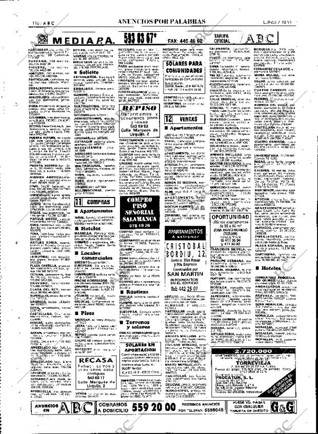 ABC MADRID 07-10-1991 página 116