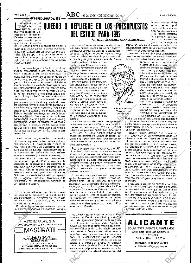 ABC MADRID 07-10-1991 página 70