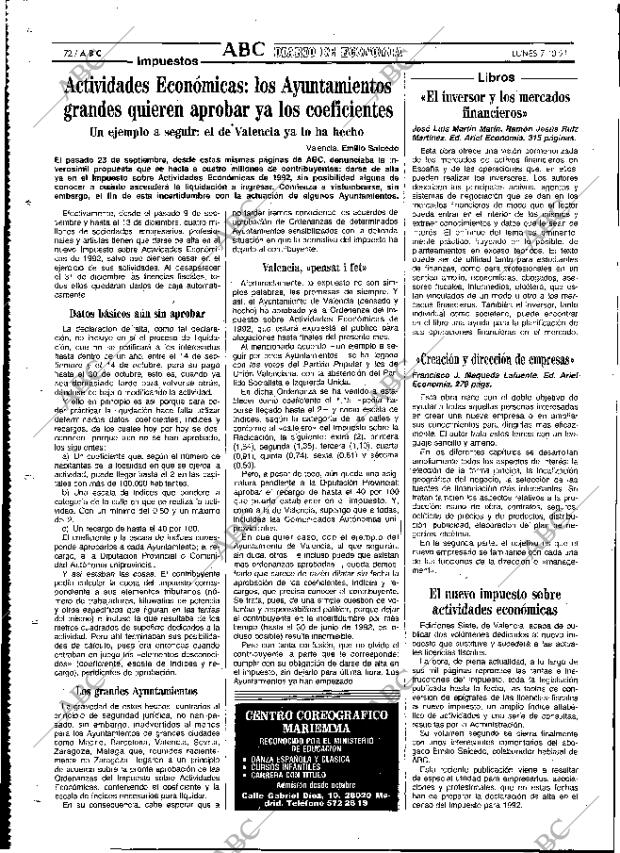 ABC MADRID 07-10-1991 página 72