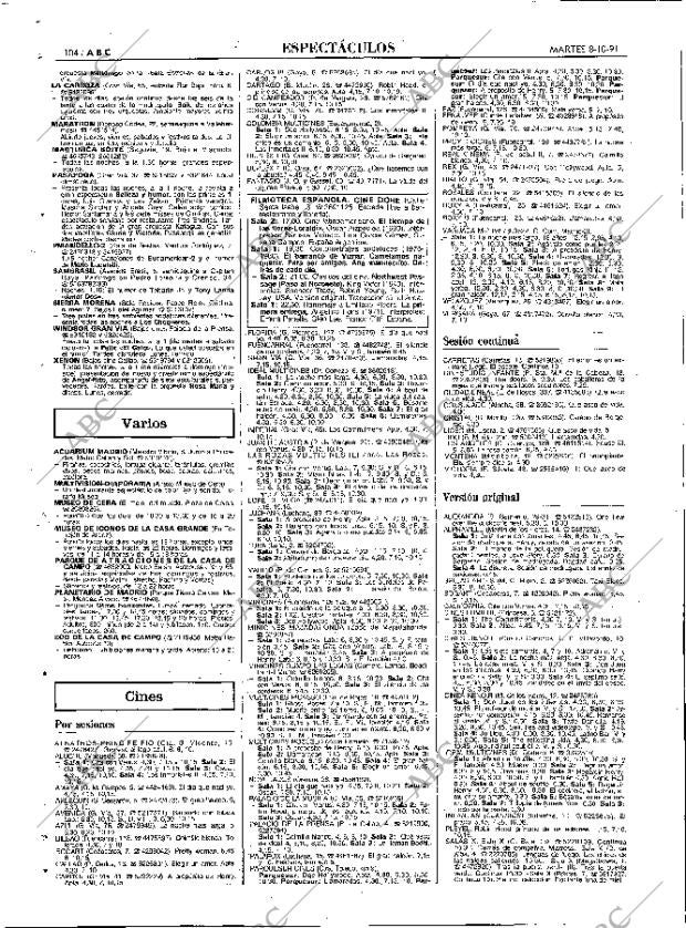 ABC MADRID 08-10-1991 página 104