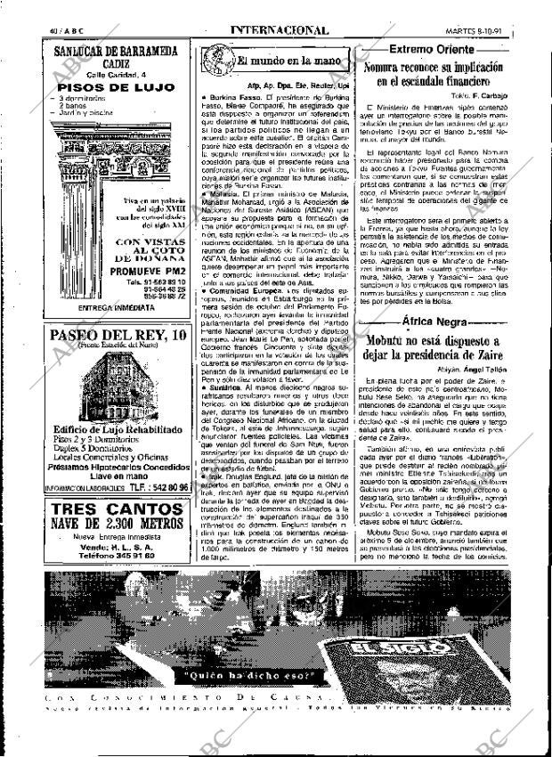 ABC MADRID 08-10-1991 página 40