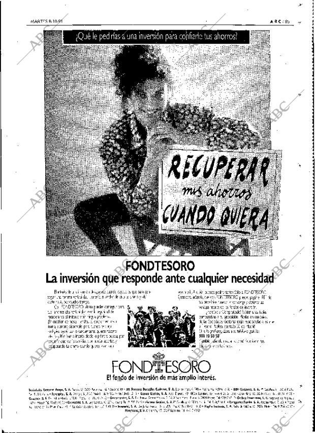 ABC MADRID 08-10-1991 página 85