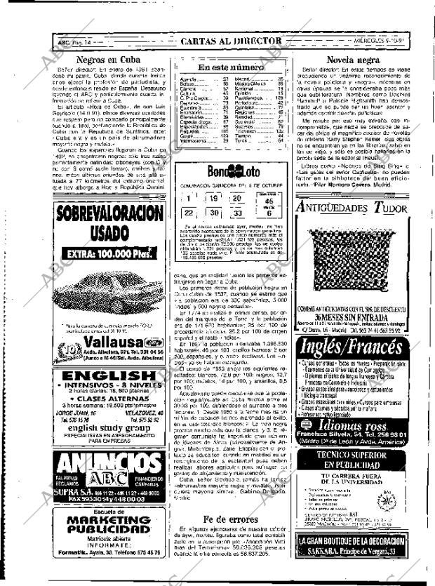 ABC MADRID 09-10-1991 página 14