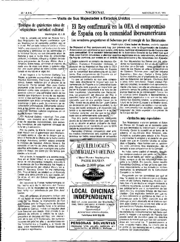 ABC MADRID 09-10-1991 página 20