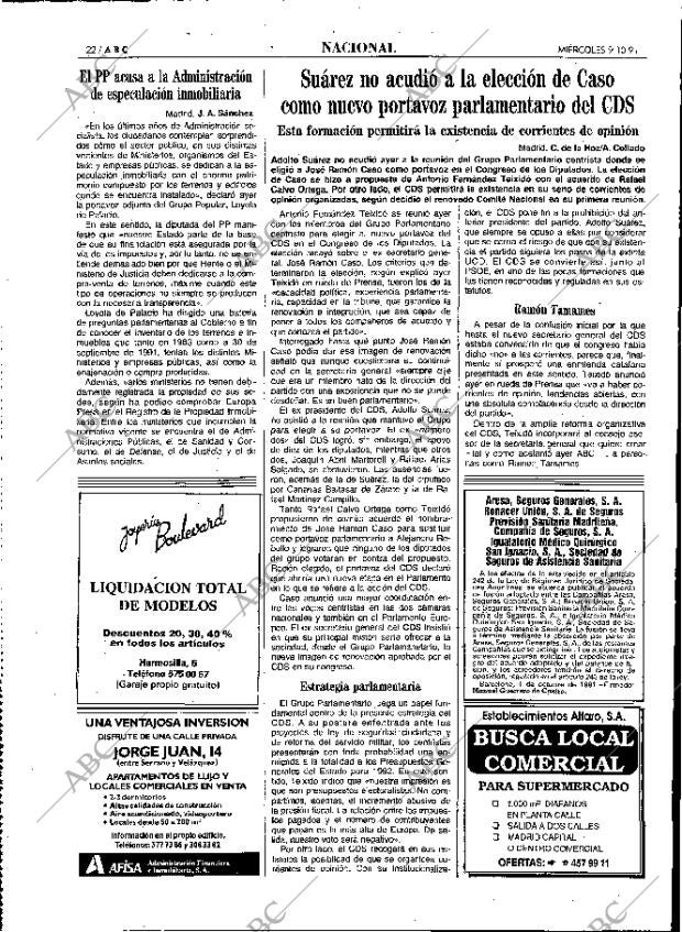 ABC MADRID 09-10-1991 página 22