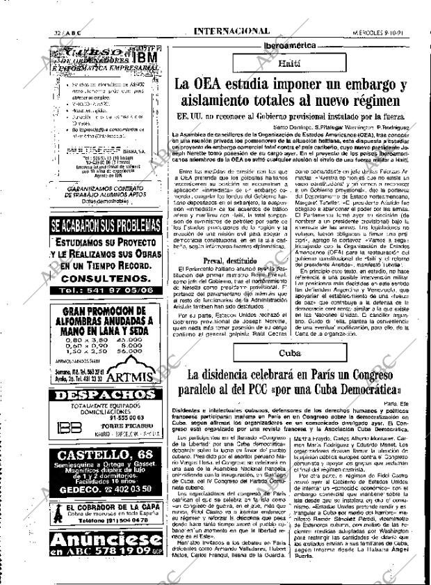 ABC MADRID 09-10-1991 página 32