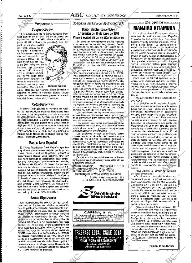 ABC MADRID 09-10-1991 página 66