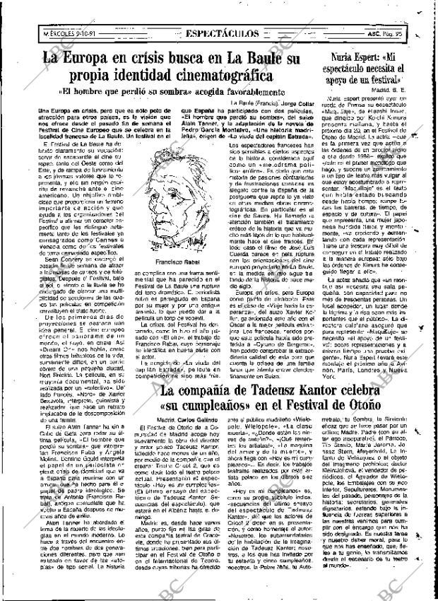 ABC MADRID 09-10-1991 página 95