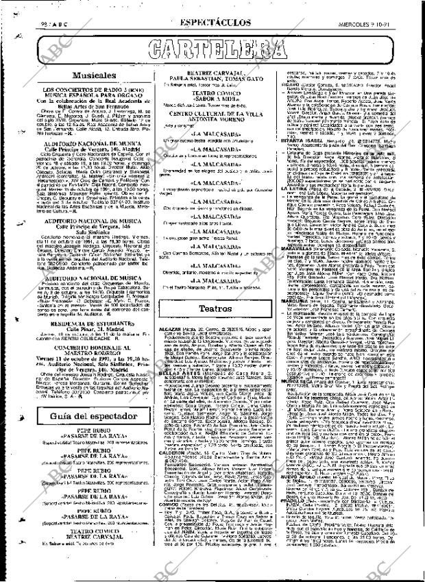 ABC MADRID 09-10-1991 página 98