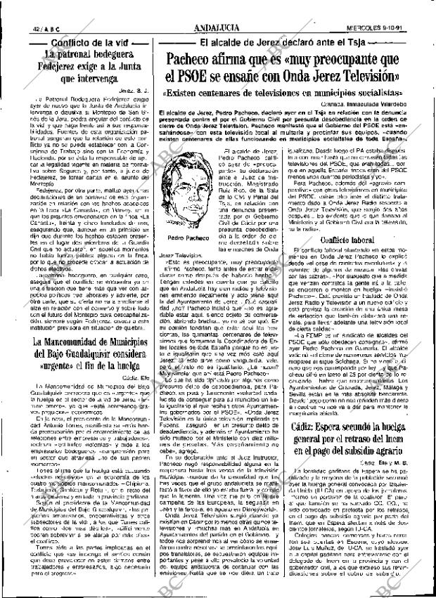 ABC SEVILLA 09-10-1991 página 42