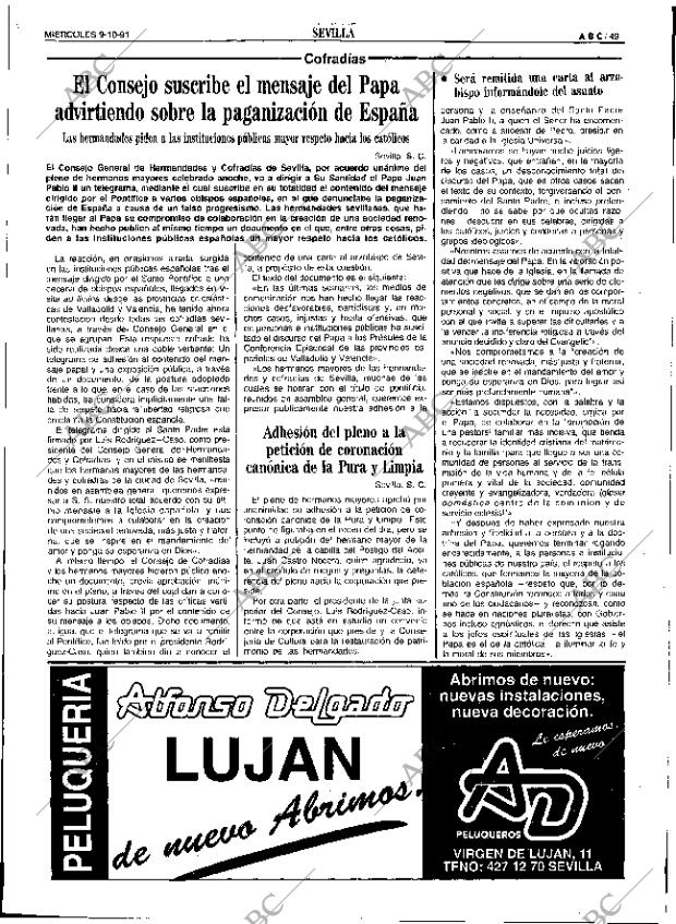 ABC SEVILLA 09-10-1991 página 49