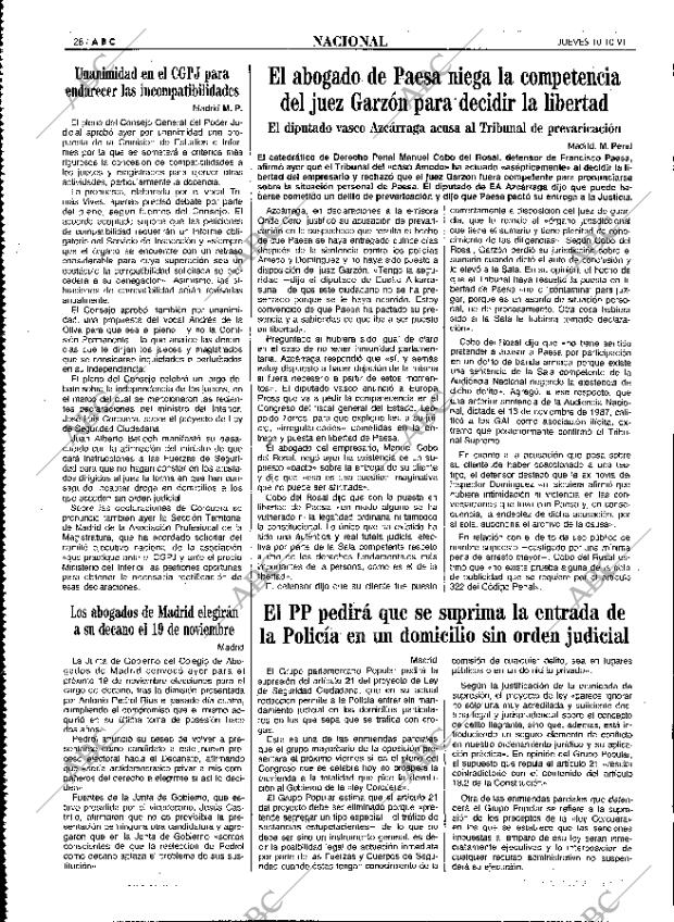 ABC MADRID 10-10-1991 página 28