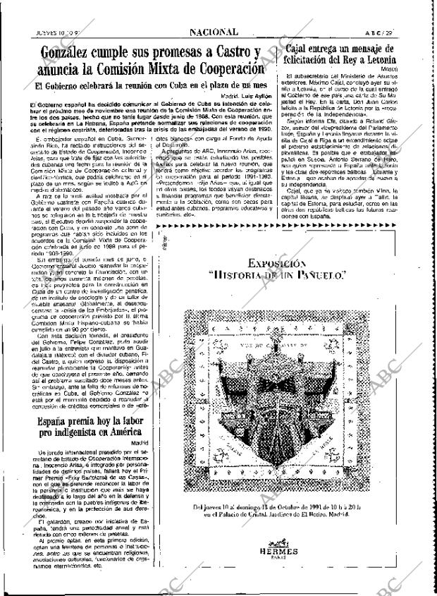 ABC MADRID 10-10-1991 página 29