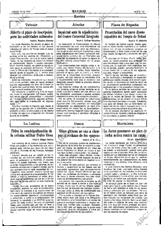 ABC MADRID 10-10-1991 página 43