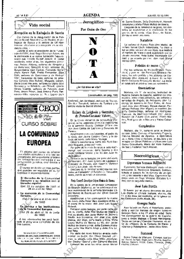 ABC MADRID 10-10-1991 página 46