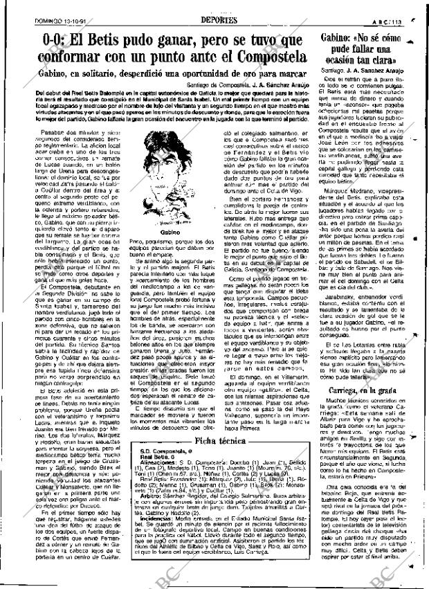 ABC SEVILLA 13-10-1991 página 113