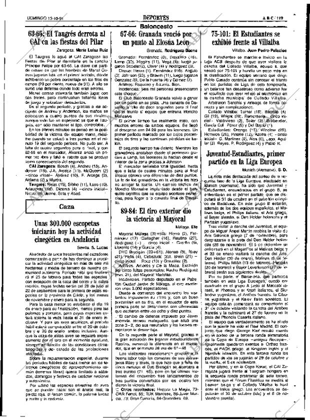 ABC SEVILLA 13-10-1991 página 119