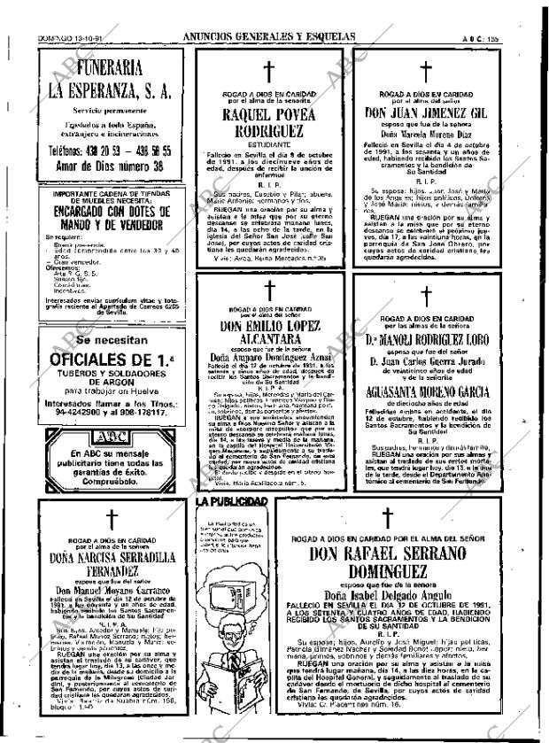 ABC SEVILLA 13-10-1991 página 135