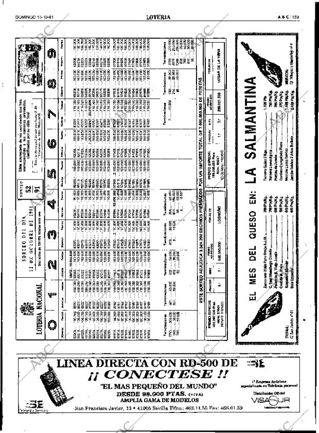 ABC SEVILLA 13-10-1991 página 139