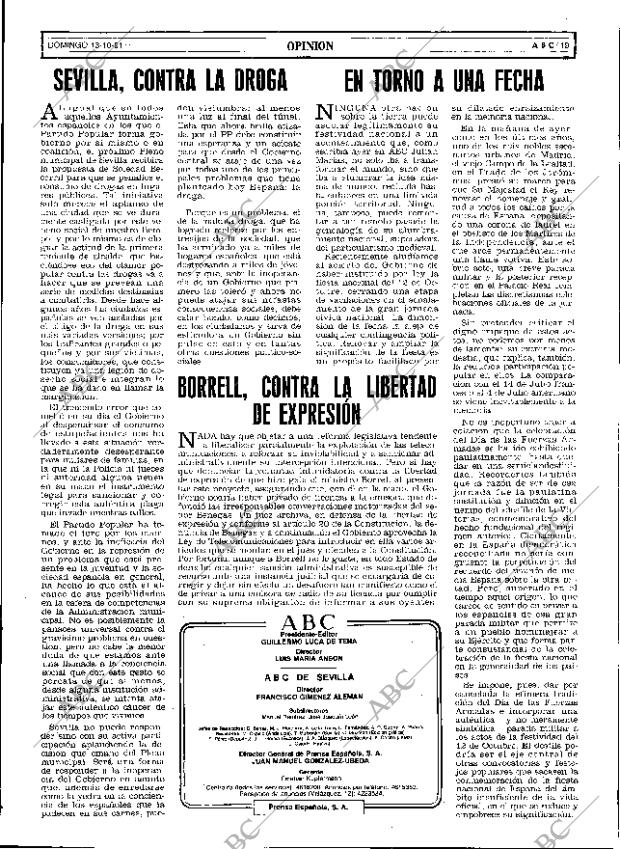 ABC SEVILLA 13-10-1991 página 19