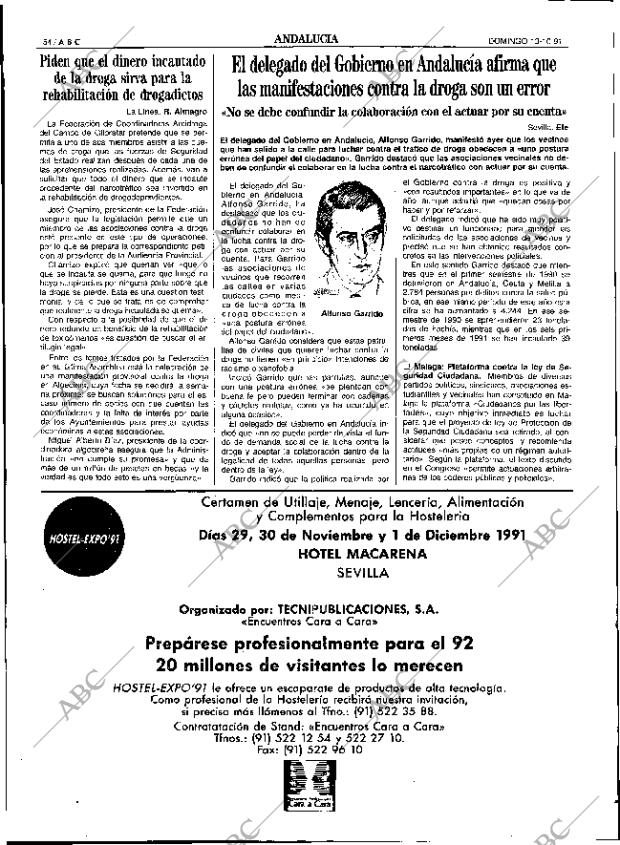 ABC SEVILLA 13-10-1991 página 54