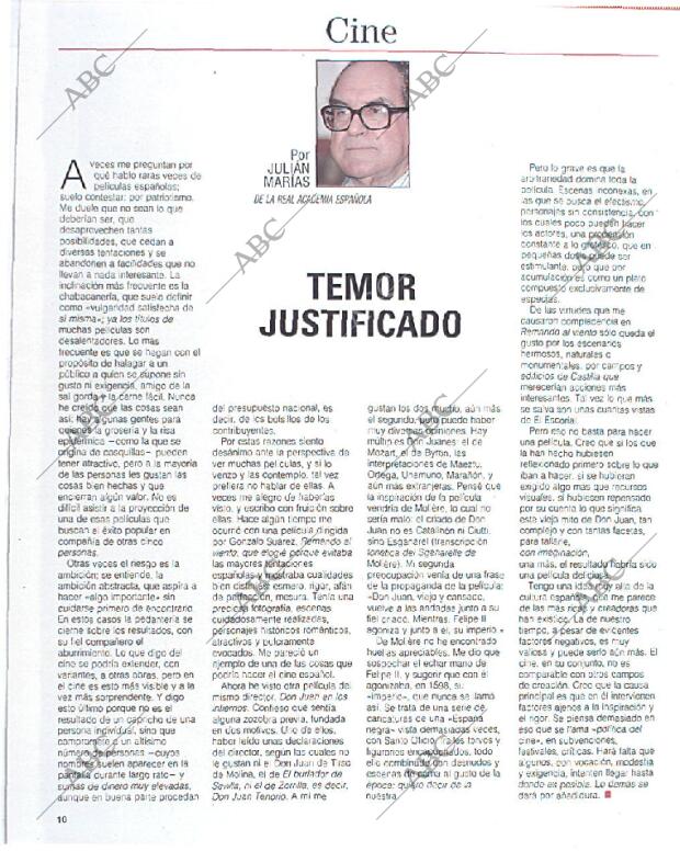 BLANCO Y NEGRO MADRID 13-10-1991 página 10