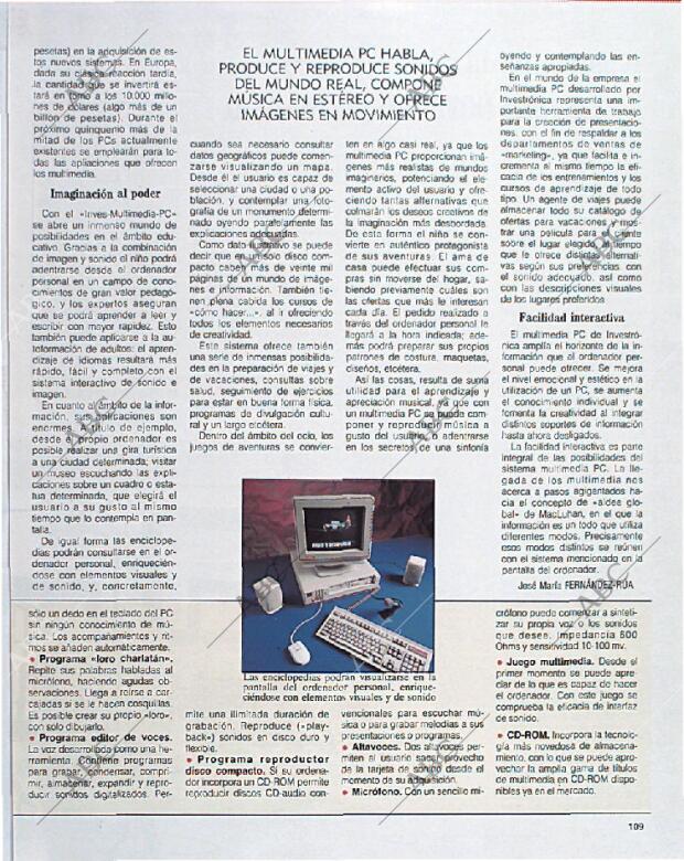 BLANCO Y NEGRO MADRID 13-10-1991 página 109