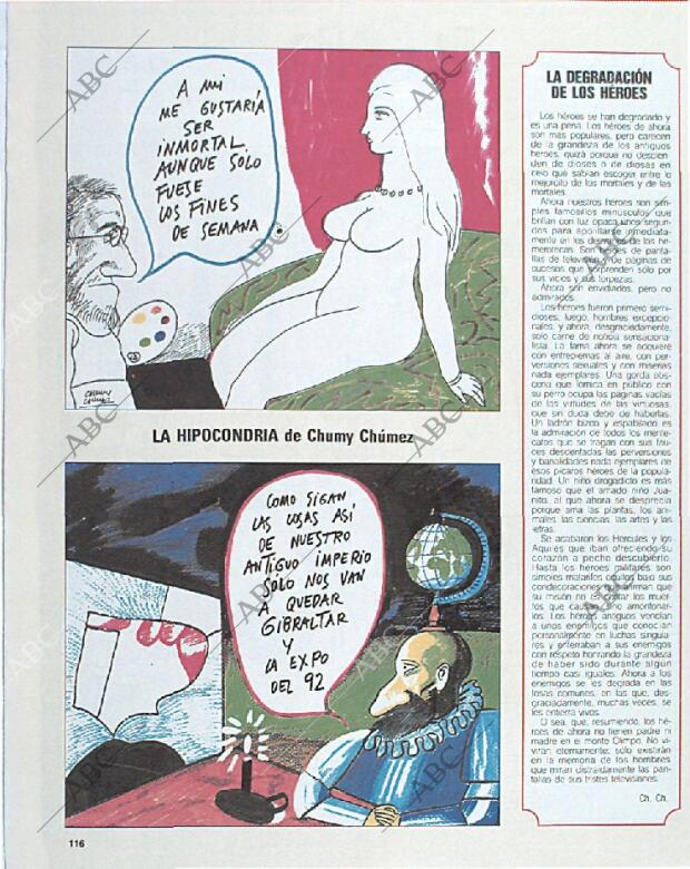 BLANCO Y NEGRO MADRID 13-10-1991 página 116