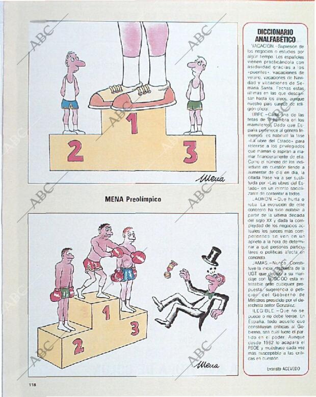 BLANCO Y NEGRO MADRID 13-10-1991 página 118