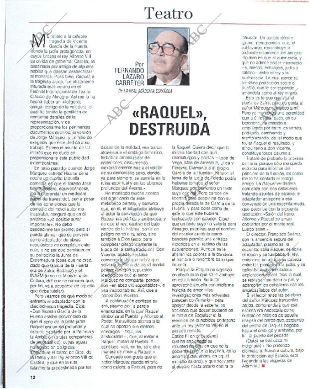 BLANCO Y NEGRO MADRID 13-10-1991 página 12