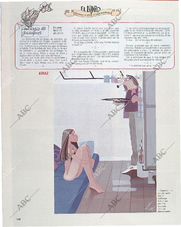 BLANCO Y NEGRO MADRID 13-10-1991 página 120