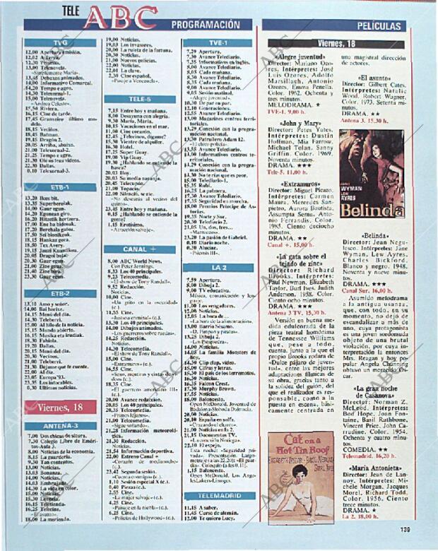 BLANCO Y NEGRO MADRID 13-10-1991 página 139