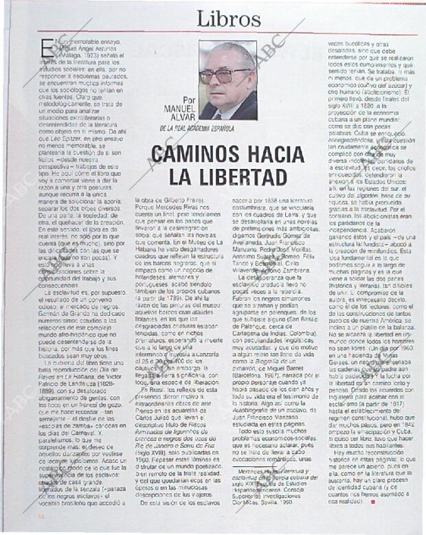 BLANCO Y NEGRO MADRID 13-10-1991 página 14