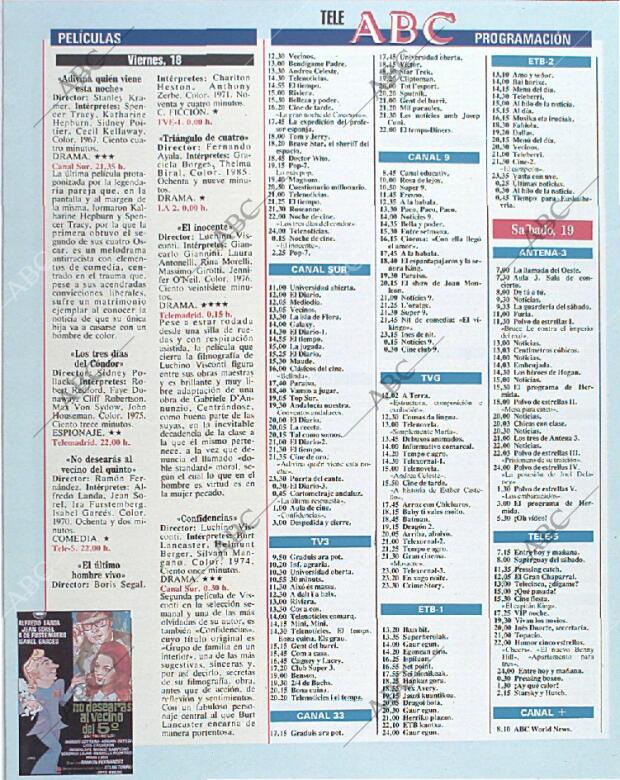 BLANCO Y NEGRO MADRID 13-10-1991 página 140