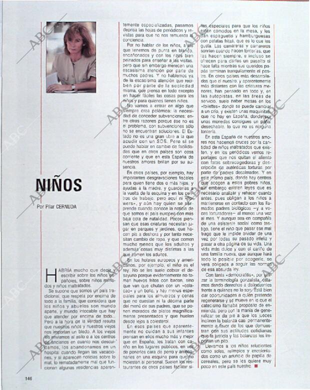 BLANCO Y NEGRO MADRID 13-10-1991 página 146