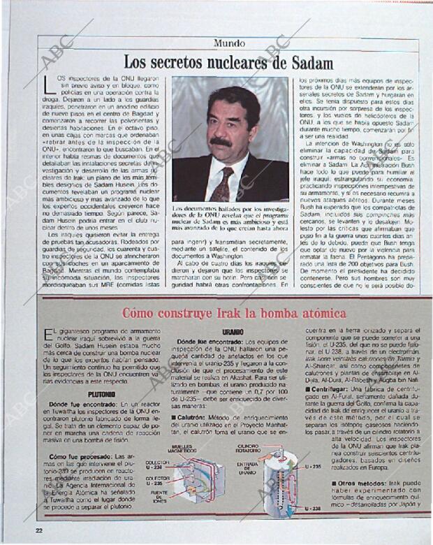 BLANCO Y NEGRO MADRID 13-10-1991 página 22