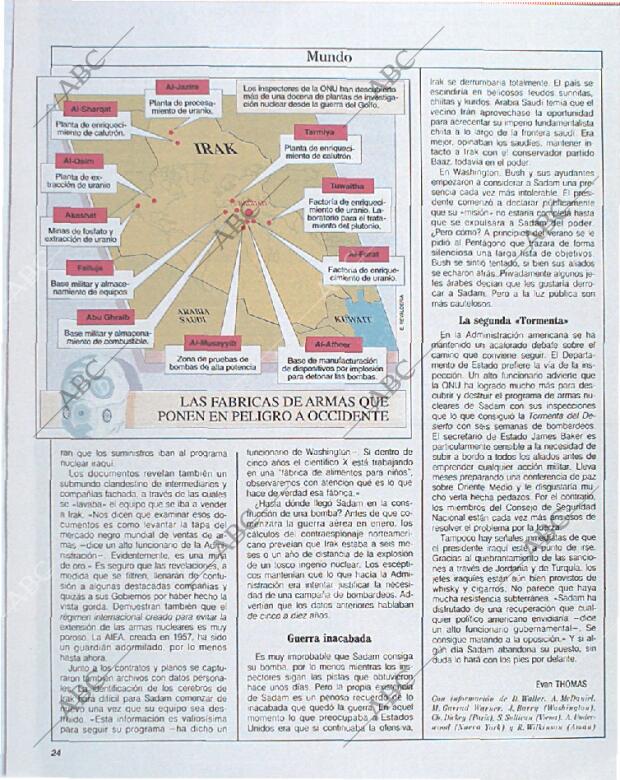 BLANCO Y NEGRO MADRID 13-10-1991 página 24